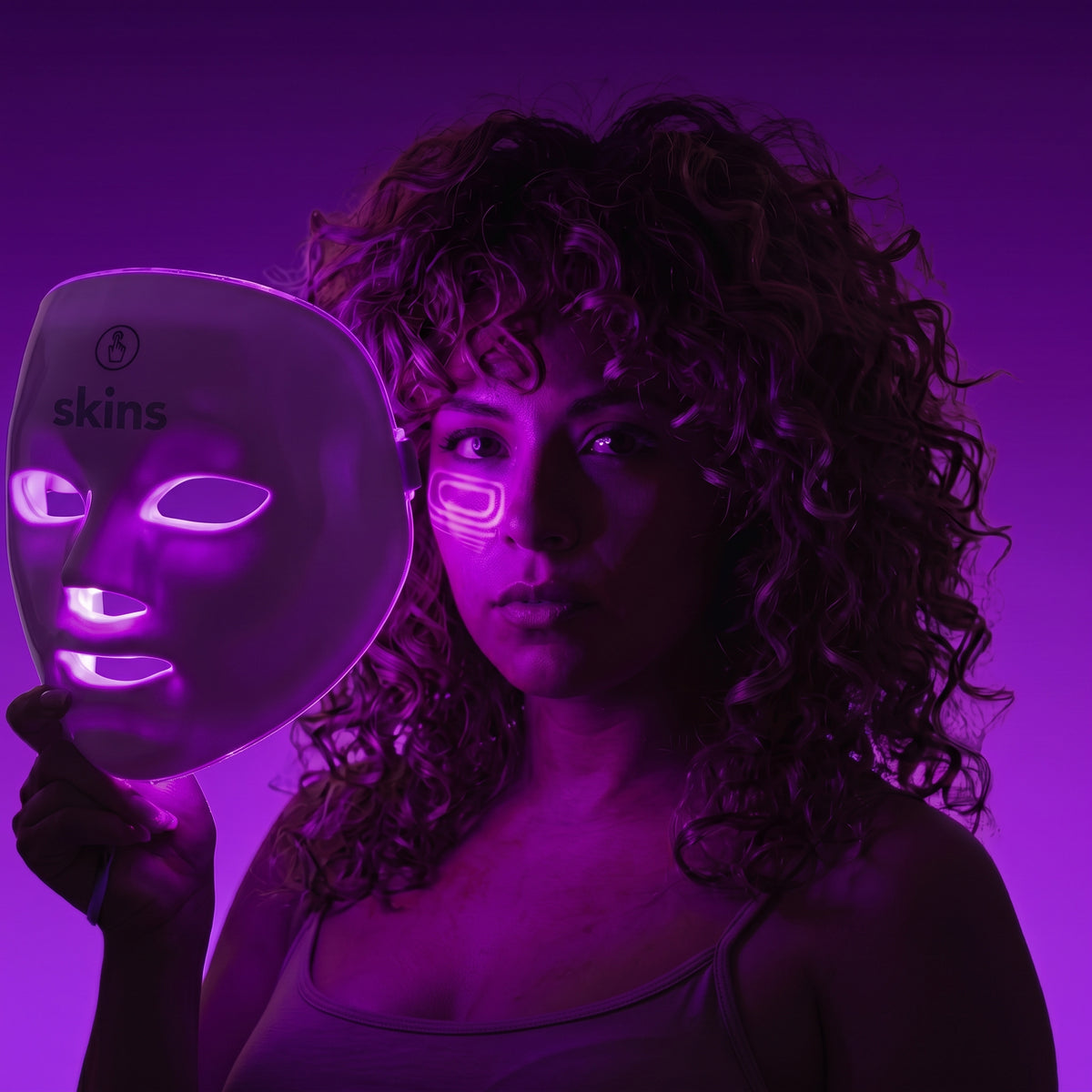 Luz morada