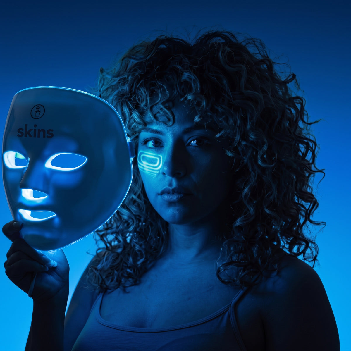 Luz azul